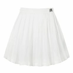 Unzzy Letter Embroidery Pleated Skirt KF81891 HOT SALE