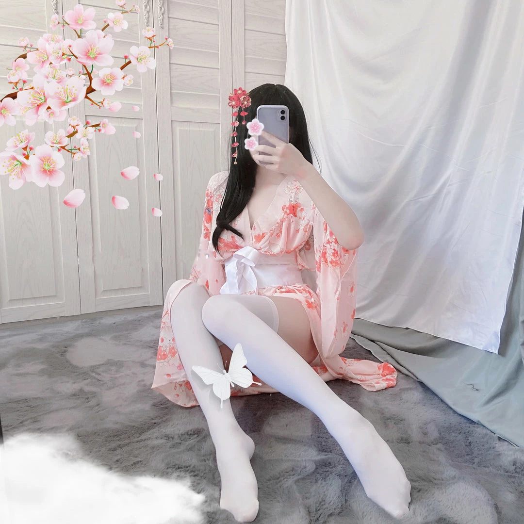 Unzzy Japanese Cherry Blossoms Pajamas Kf82476 HOT SALE 3 Unzzy Japanese Cherry Blossoms Pajamas Kf82476 HOT SALE