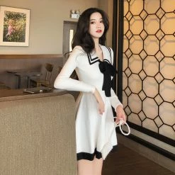 Unzzy Chic Knitted Dress KF9608 HOT SALE 13 Unzzy Chic Knitted Dress KF9608 HOT SALE