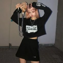 Unzzy Dark Cartoon T-shirt KF9392