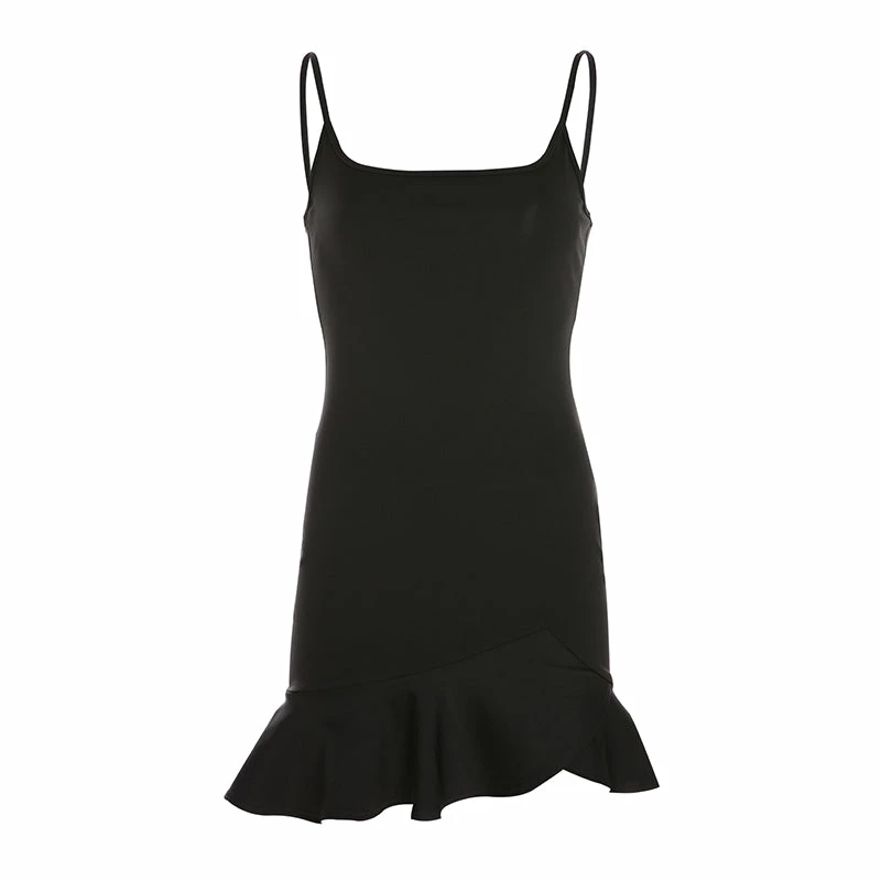 Unzzy Punk Black Dress KF81341 HOT SALE 3 Unzzy Punk Black Dress KF81341 HOT SALE