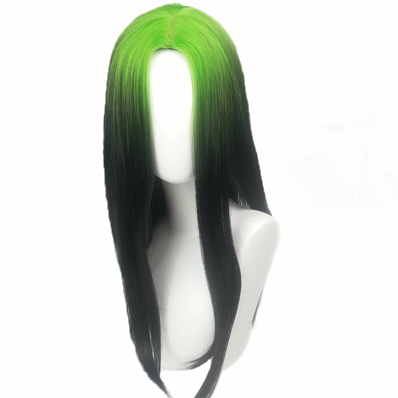 Unzzy Green Gradient Wig KF82038 HOT SALE 4 Unzzy Green Gradient Wig KF82038 HOT SALE