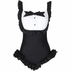 Unzzy HOT SALE Black And White One Piece Swimsuit KF82659 8 Unzzy HOT SALE Black And White One Piece Swimsuit KF82659