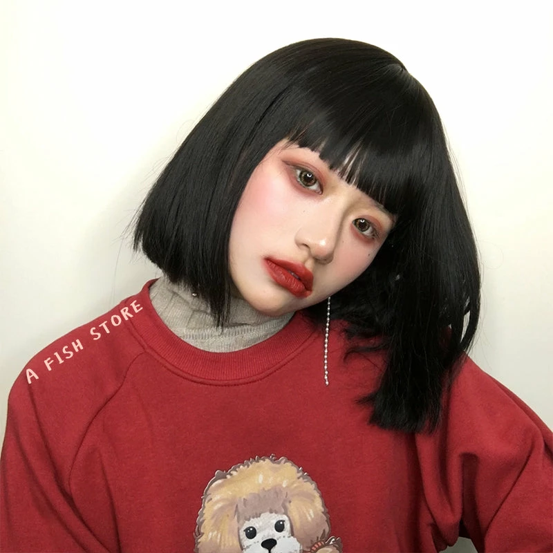 Unzzy HOT SALE Short Straight Wig KF90604 3 Unzzy HOT SALE Short Straight Wig KF90604