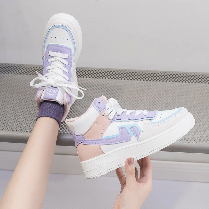 Unzzy HOT SALE ULZZANG High-top Sneakers KF82267 6 Unzzy HOT SALE ULZZANG High-top Sneakers KF82267