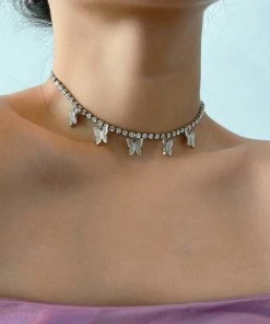 Unzzy Harajuku Butterfly Necklace KF81739 HOT SALE 7 Unzzy Harajuku Butterfly Necklace KF81739 HOT SALE