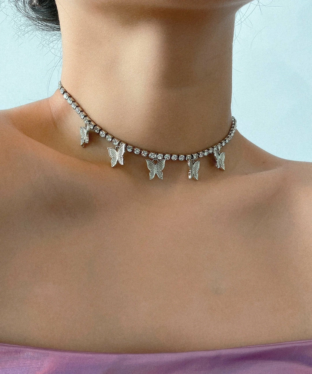 Unzzy Harajuku Butterfly Necklace KF81739 HOT SALE 3 Unzzy Harajuku Butterfly Necklace KF81739 HOT SALE