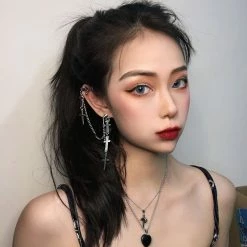 Unzzy Cross Earrings KF81044 HOT SALE