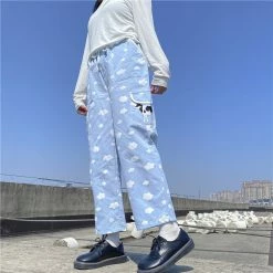 Unzzy Cow Cloud Pants KF81651 7 Unzzy Cow Cloud Pants KF81651