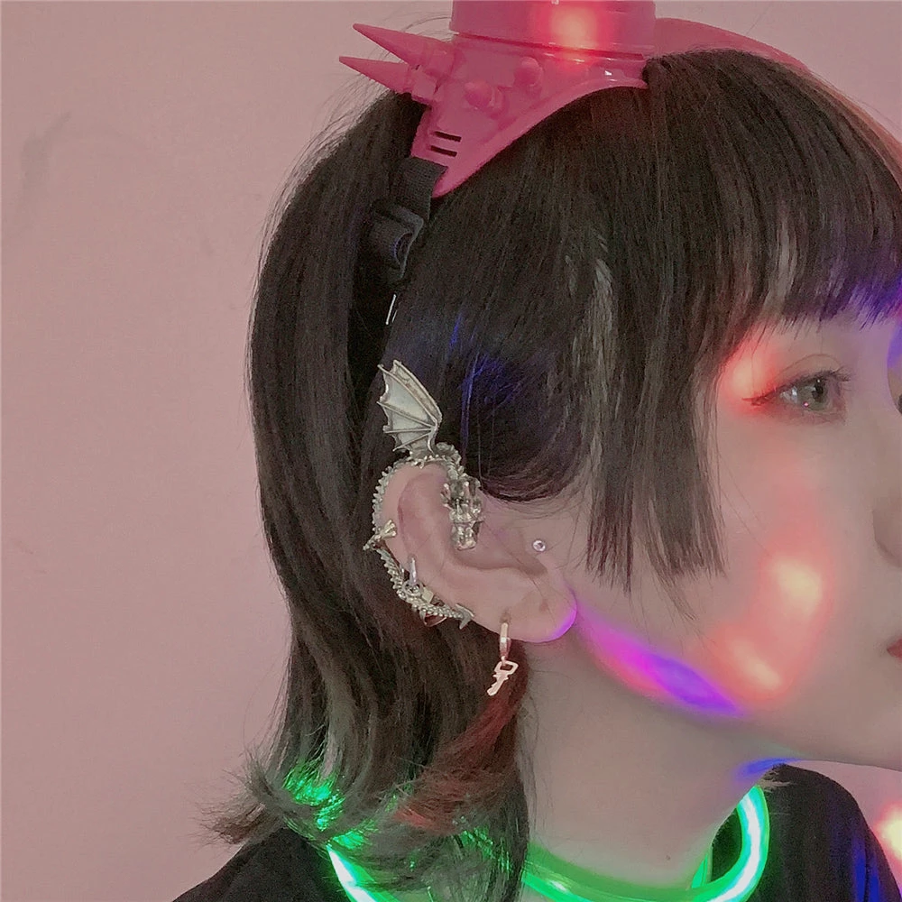 Unzzy Dragon Punk Ear Bone Clip (only One, Left Ear) KF91010 HOT SALE 6 Unzzy Dragon Punk Ear Bone Clip (only One, Left Ear) KF91010 HOT SALE