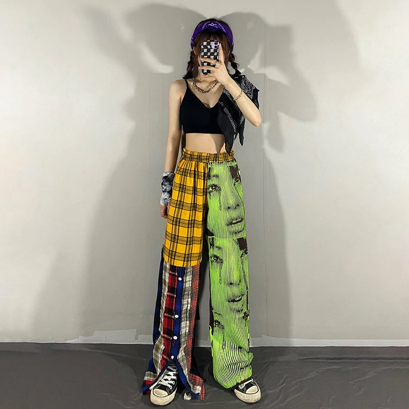 Unzzy HOT SALE Casual Plaid Pants KF81656 4 Unzzy HOT SALE Casual Plaid Pants KF81656
