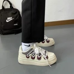 Unzzy Harajuku White Shoes KF82549 9 Unzzy Harajuku White Shoes KF82549