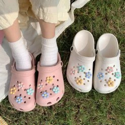 Unzzy HOT SALE Lovely Flowers Slippers KF82198