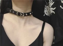 Unzzy Dark Punk Choker KF81128