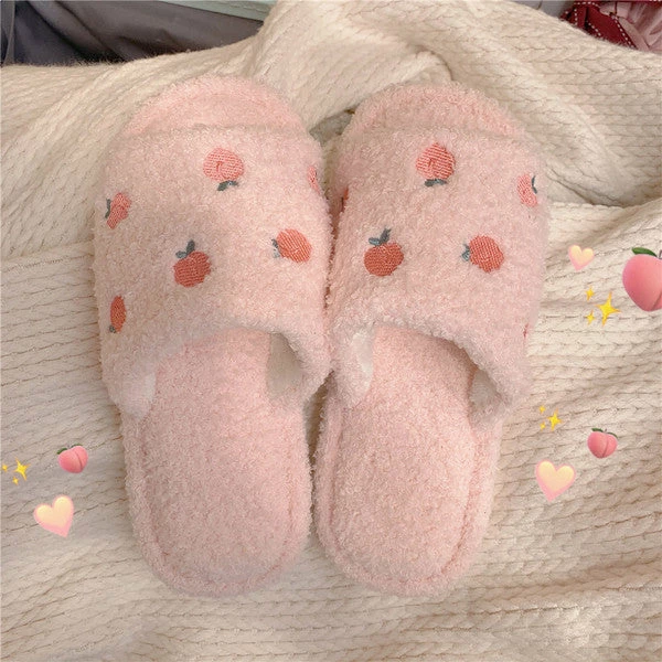 Unzzy Cute Plush Cotton Slippers KF82444 HOT SALE 3 Unzzy Cute Plush Cotton Slippers KF82444 HOT SALE