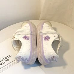 Unzzy HOT SALE Floral Embroidered Canvas Shoes KF2297