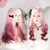 Unzzy HOT SALE Rose Purple Gradient Wig KF82487