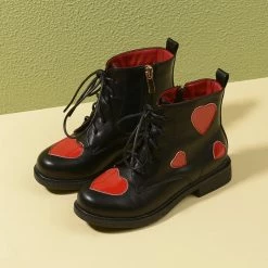 Unzzy HOT SALE Love Print Martin Boots KF81138