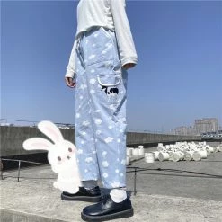 Unzzy Cow Cloud Pants KF81651