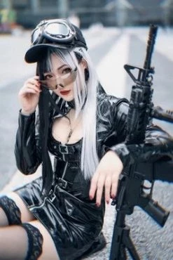 Unzzy PUNK LEATHER SKIRT KF4065 HOT SALE