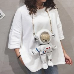 Unzzy HOT SALE Cute Space Bear Bag KF82256