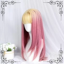 Unzzy Pink Gradient Wig KF81768 HOT SALE