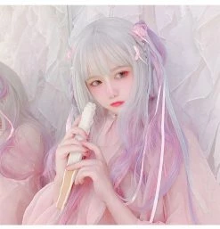 Unzzy HOT SALE Gradient Long Curly Wig KF81671