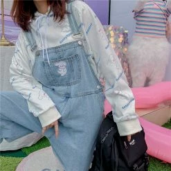Unzzy HOT SALE Ulzzang Denim Overalls KF9451 12 Unzzy HOT SALE Ulzzang Denim Overalls KF9451