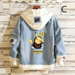 Unzzy Pikachu Denim Jacket KF9201