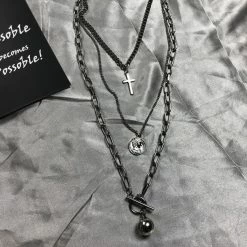 Unzzy Silver Necklace KF7003