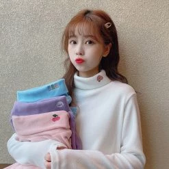 Unzzy HOT SALE Plus Fleece Long-sleeved Top KF82416