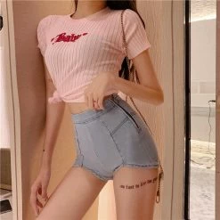 Unzzy HOT SALE Ulzzang Denim Shorts KF908030