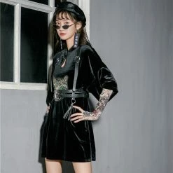 Unzzy Punk Dark Cheongsam KF81864