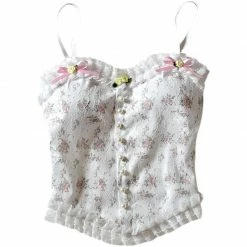 Unzzy Vintage Bow Camisole KF82808