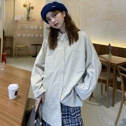 Unzzy Chic Long Sleeve Shirt KF81686