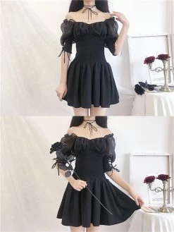 Unzzy Punk Dark Dress KF9352 HOT SALE