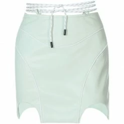 Unzzy Green Reflective Skirt KF82051