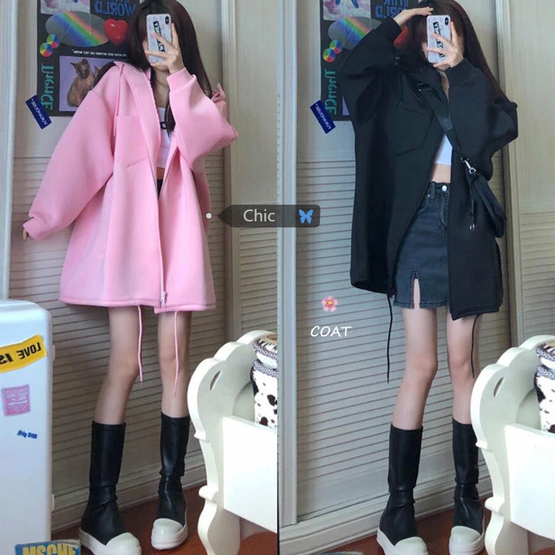 Unzzy Chic Hooded Jacket KF81676 HOT SALE 1 Unzzy Chic Hooded Jacket KF81676 HOT SALE