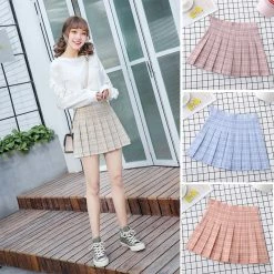 Unzzy JK Pleated Skirt KF81754