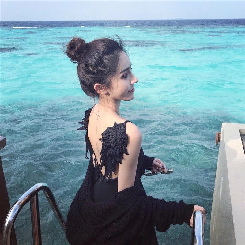 Unzzy Pastel Wings Dress KF908019 1 Unzzy Pastel Wings Dress KF908019