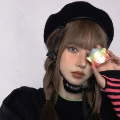 Unzzy BOROWN LOLITA LONG DDOUBLE TAIL WIG KF82217 HOT SALE