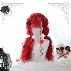 Unzzy HOT SALE Harajuku Long Roll Wig KF90545 14 Unzzy HOT SALE Harajuku Long Roll Wig KF90545