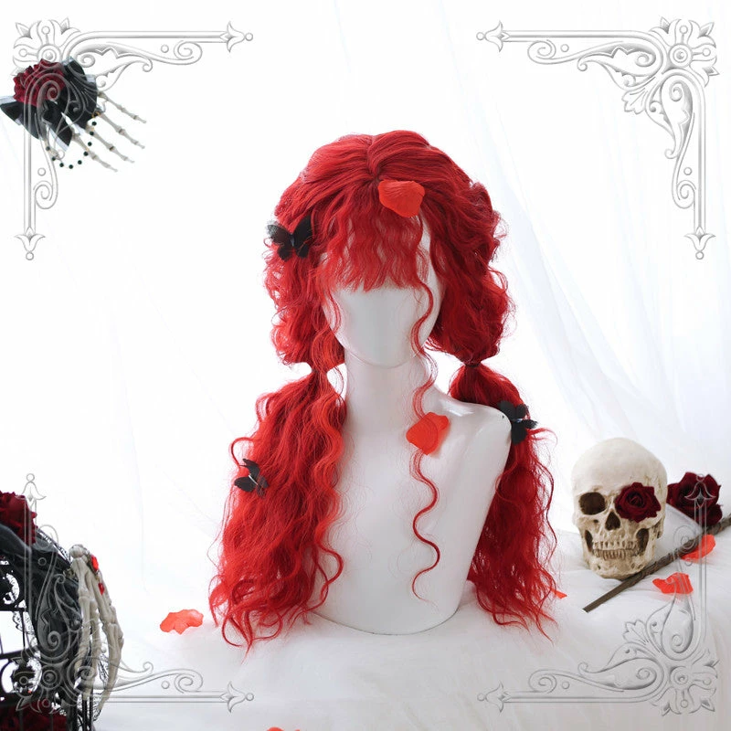 Unzzy HOT SALE Harajuku Long Roll Wig KF90545 6 Unzzy HOT SALE Harajuku Long Roll Wig KF90545
