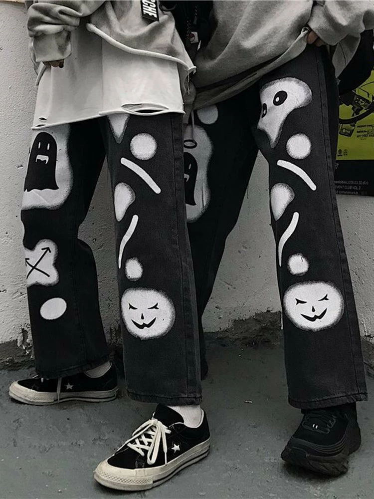 Unzzy Dark Anime Pants KF81168 HOT SALE 5 Unzzy Dark Anime Pants KF81168 HOT SALE