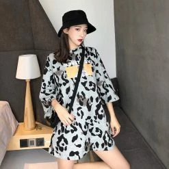 Unzzy HOT SALE Ulzzang Cow T-shirt KF81497 10 Unzzy HOT SALE Ulzzang Cow T-shirt KF81497