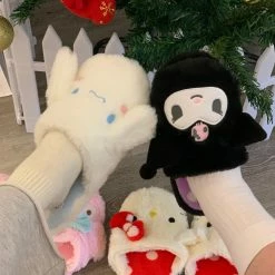 Unzzy HOT SALE Cute Plush Cotton Slippers KF82414