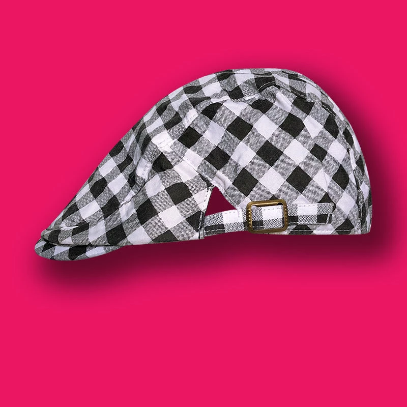 Unzzy HOT SALE Vintage Check Beret KF82209 7 Unzzy HOT SALE Vintage Check Beret KF82209