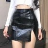 Unzzy Chic Leather Skirt KF9468 HOT SALE