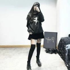 Unzzy HOT SALE Harajuku Black Strap Dress KF90579 12 Unzzy HOT SALE Harajuku Black Strap Dress KF90579