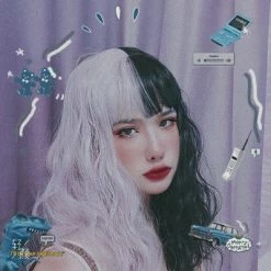 Unzzy Fashion Lolita With Long Curly Hair KF81049